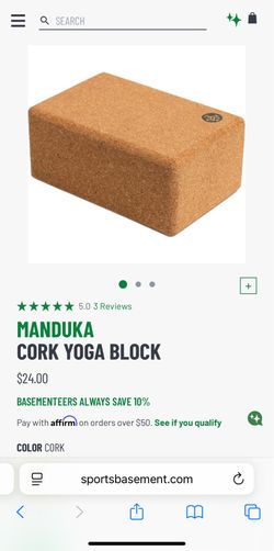 CORK YOGA BLOCK