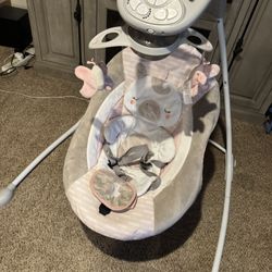 Ingenuity Baby Girl Unicorn Swing 
