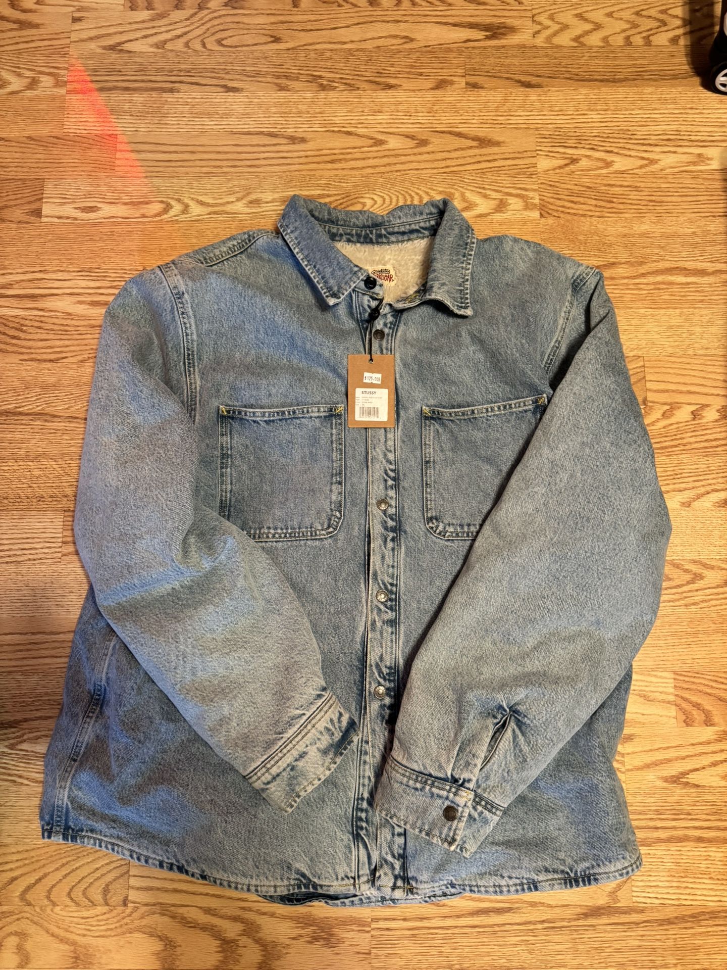 Stussy Sherpa Lined Denim Jacket