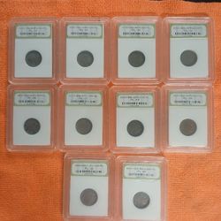 SLABBED BUFFALO NICKELS