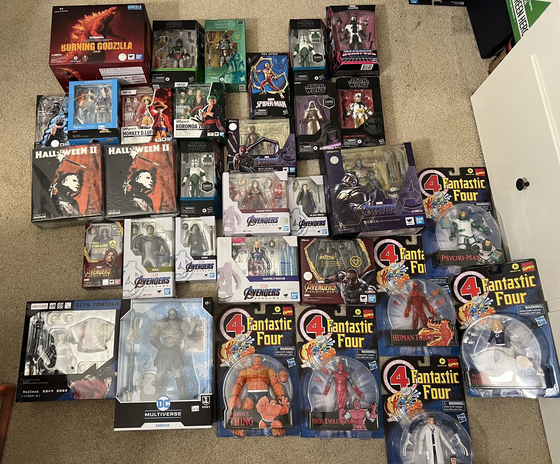 Figure Lot Mezco, Marvel Legends, Sh Figuarts, Figma, Black Series for