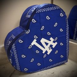 Blue Bandana Gifts Boxes Flowers LA Dodgers 