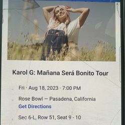 Karol G. Mañana Será Bonito Tour