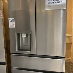 29 cu. ft. SMART Standard Depth MAX French Door Refrigerator with Full Convert Drawer in PrintProof 