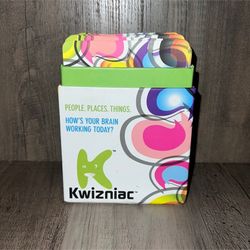 Kwizniac by Continuum Games, Trivia Countdown Card Game, 10 Clues in Decreasing Order of Difficulty. Missing 1 card & top of box