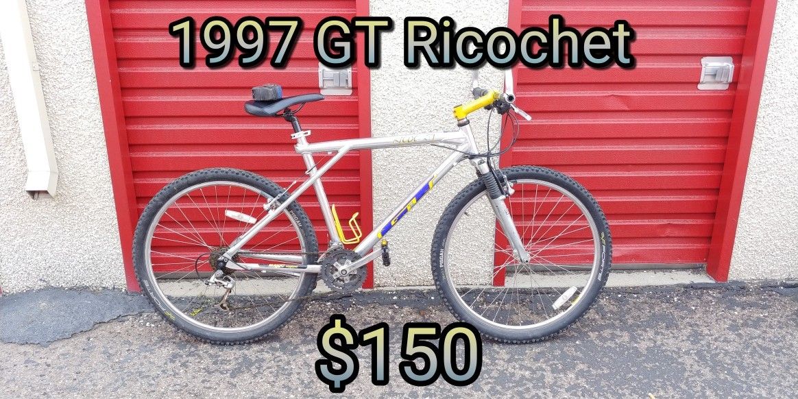 1997 Men's GT Ricochet Hardtail