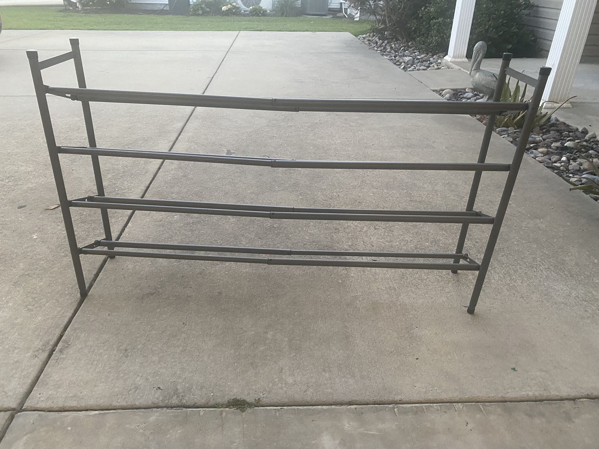 4 Tier Adjustable Length Shoe Holder 