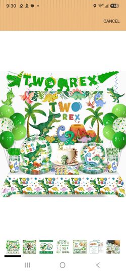 Two Rex party supply pack