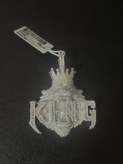 Iced Out Crown Lion King Pendant & Chain