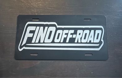 Laser Engraved Aluminum License Plate