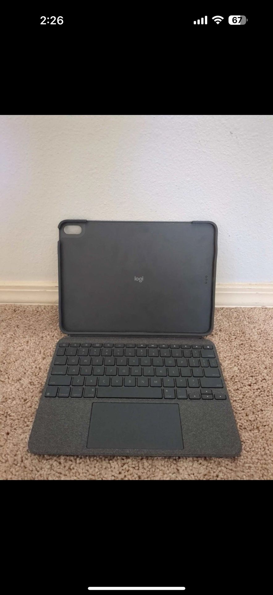 Logitech Combo Touch Keyboard Case for Apple
