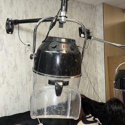 Wall mounted hair dryer