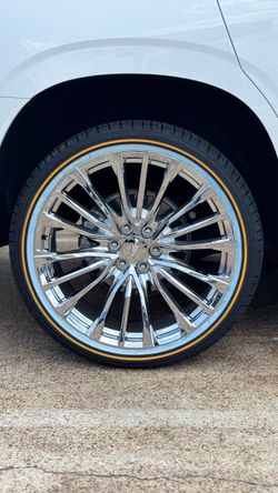 Chrome Wheel with Vogue  Tire