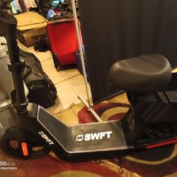 SWFT Electric Scooter Bluetooth w/Luggage Basket