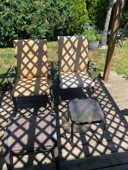 Patio chairs