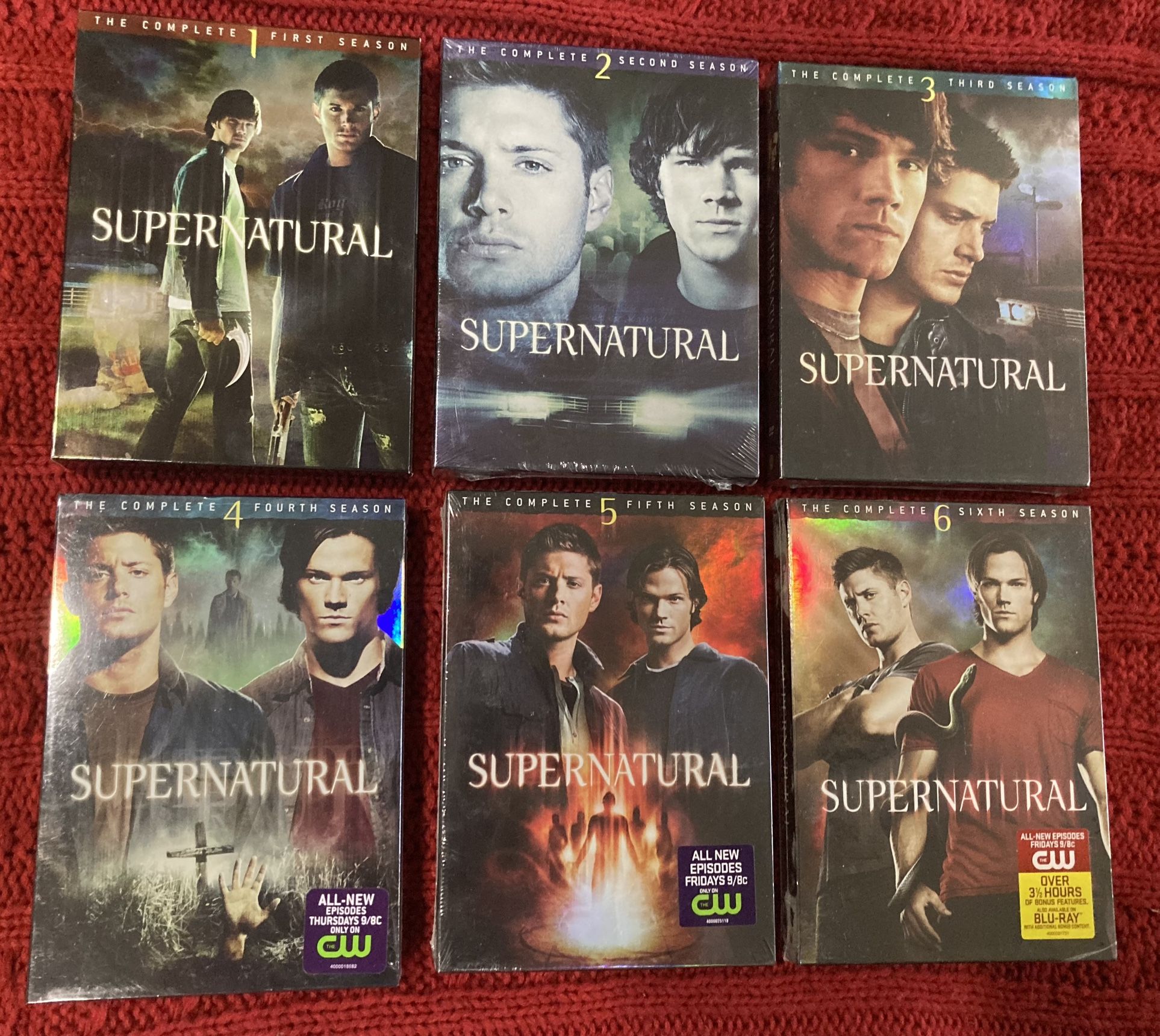 Supernatural DVDs - Seasons 1-6