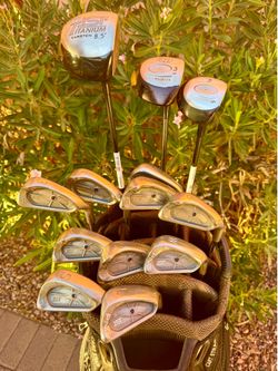 14PC FULL MENS PING GOLF SET W/ nickel irons! BAG INCLUDED