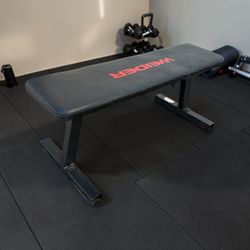 Weider Traditional Flat Bench 460lb Capacity! Great for Exercise Fitness Home Gym! 36x18x17in