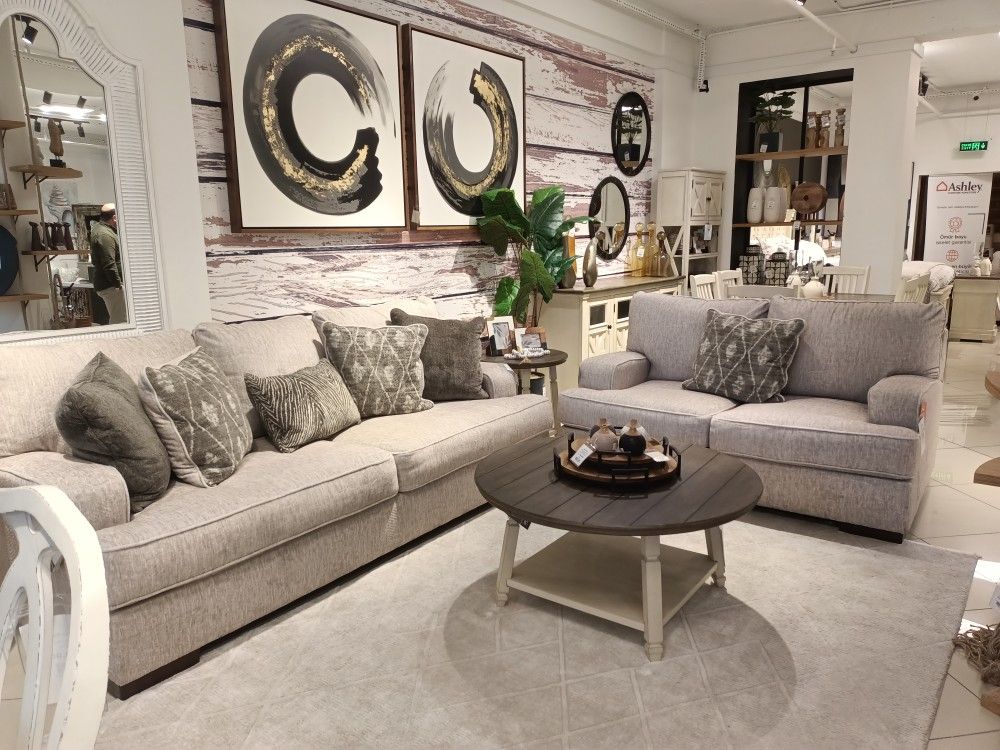 Soletren Ash Sofa And Loveseat
Ashley Furniture$10 Down Payment And Financing Available