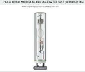 Back
Philips 140400 CDM20/TM/830 20W Single Ended T3.5 Pulse Start Ceramic Metal