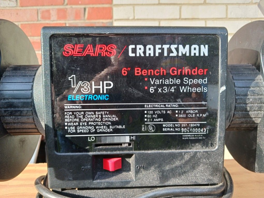 6'' Bench Grinder