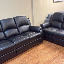 Recliner Sofa And Love Seat For Only $1099.99‼️