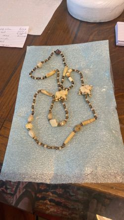 Handmade Tribal Elephant Necklace.  #35