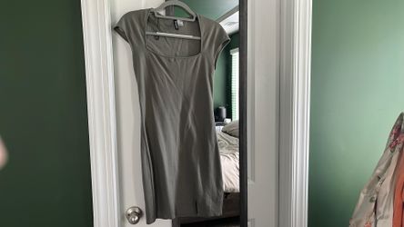 Olive Green Dress H&M