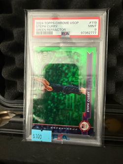 PSA 9 Stephen Curry Topps Chrome USOP