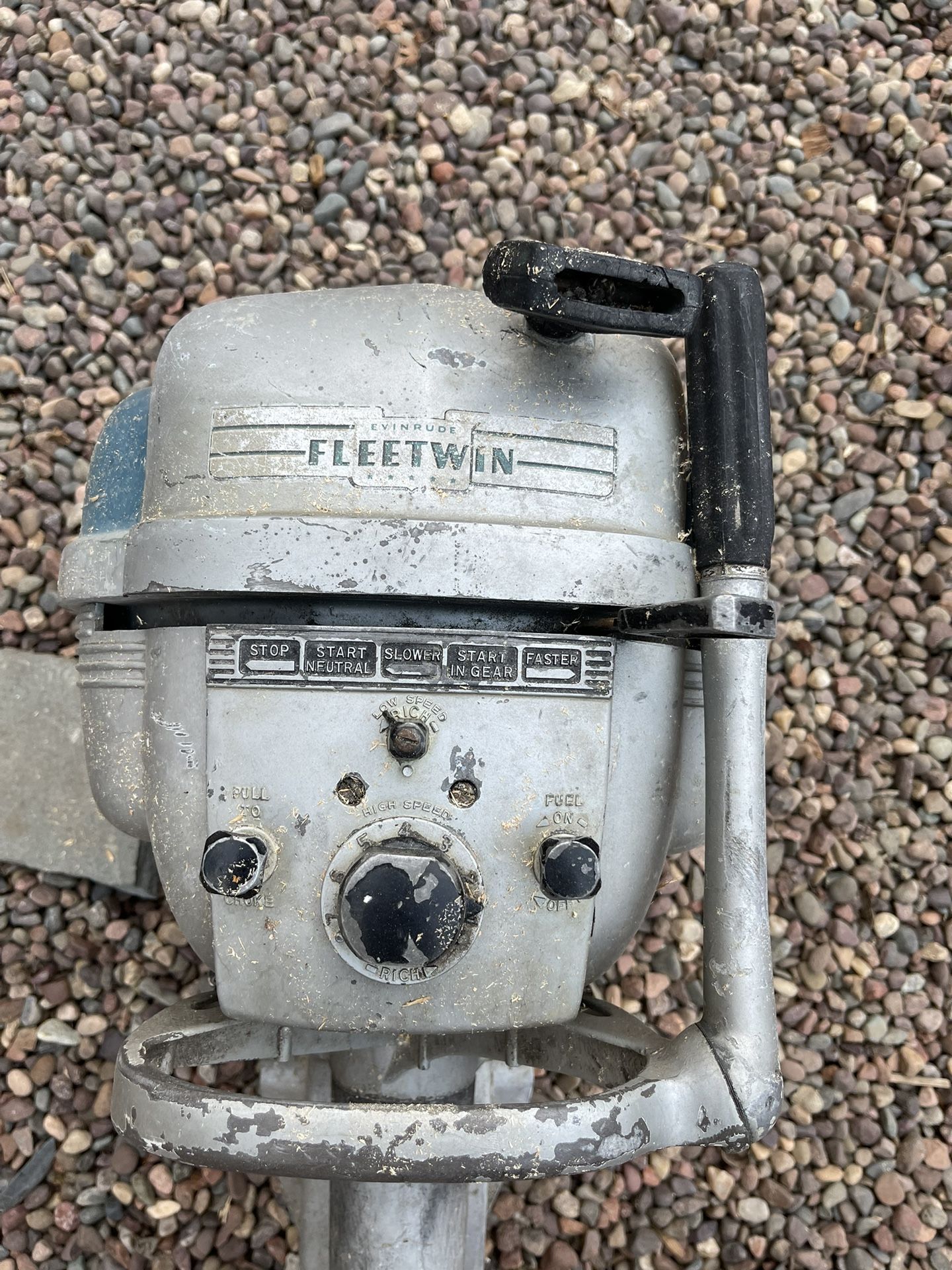 Mid 50s Evinrude Outboard 