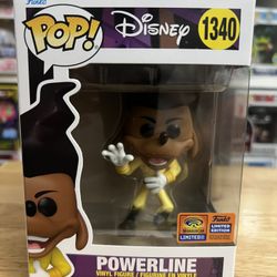VAULTED OFFICIAL WONDERCON STICKER Powerline Funko Pop #1340 Disney Goofy Movie