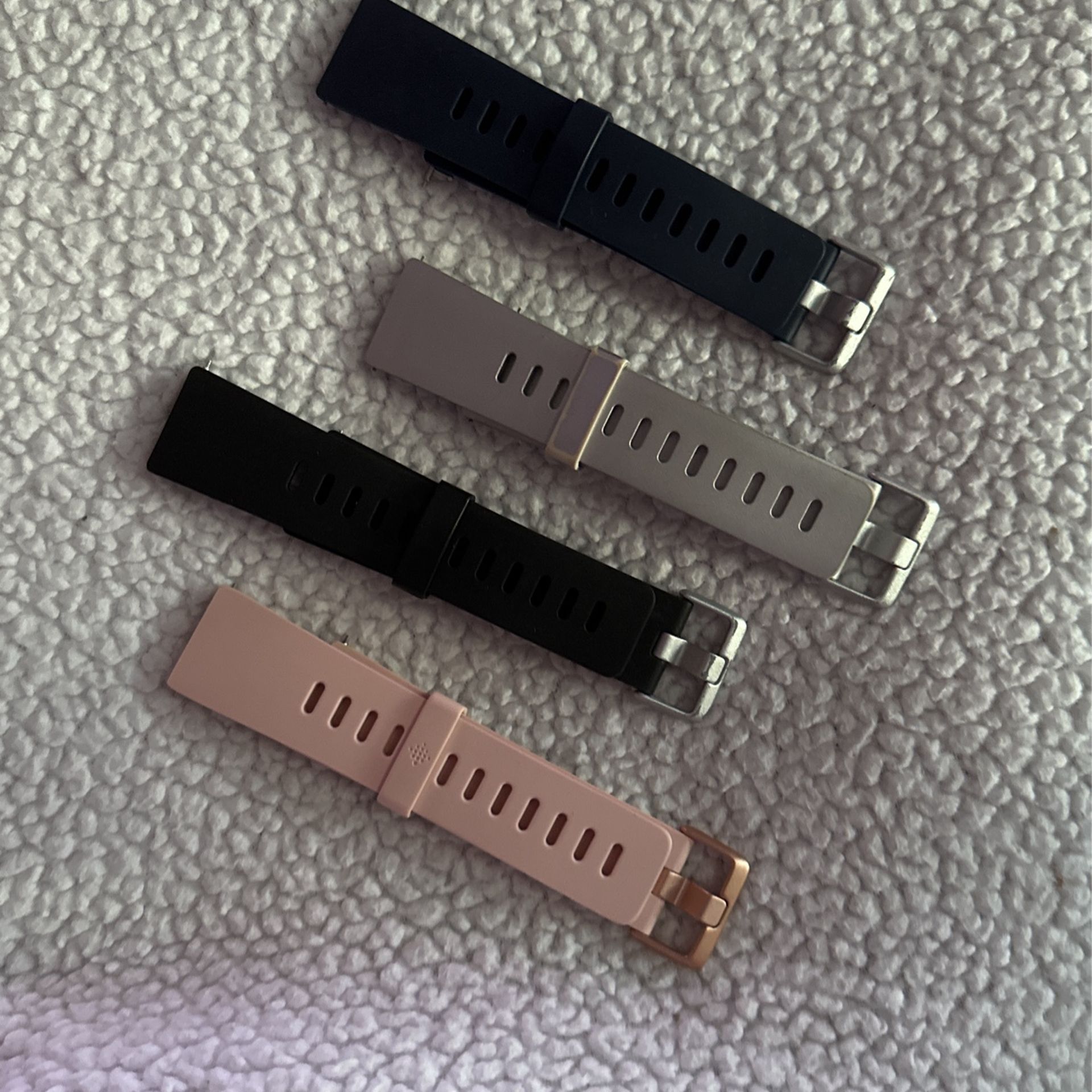 Fitbit Watch Bands. 3 New 1 Used. Lot