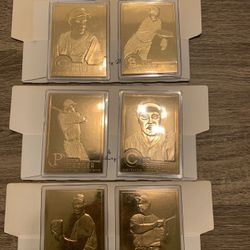 24 karat gold baseball cards