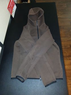 Brown Nike Tech Full-Zip Hoodie Jacket