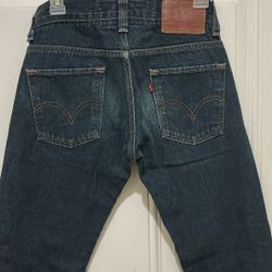 Levi Dark Blue Skinny Jeans 29x30 In Size