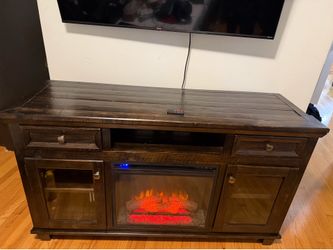 Electric Fireplace Console