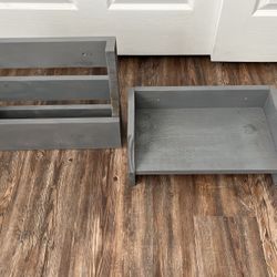 Like New Wall Shoe Rack And Shelf!  Price Negotiable!