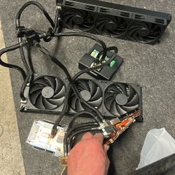 Closed Loop Water Cooling Made By Coolit. 