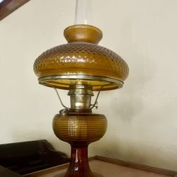 Vintage Antique Hurricane Lamp  