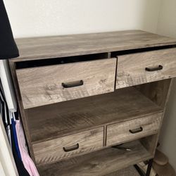 Storage Shelf With Drawers/ Bookcase 