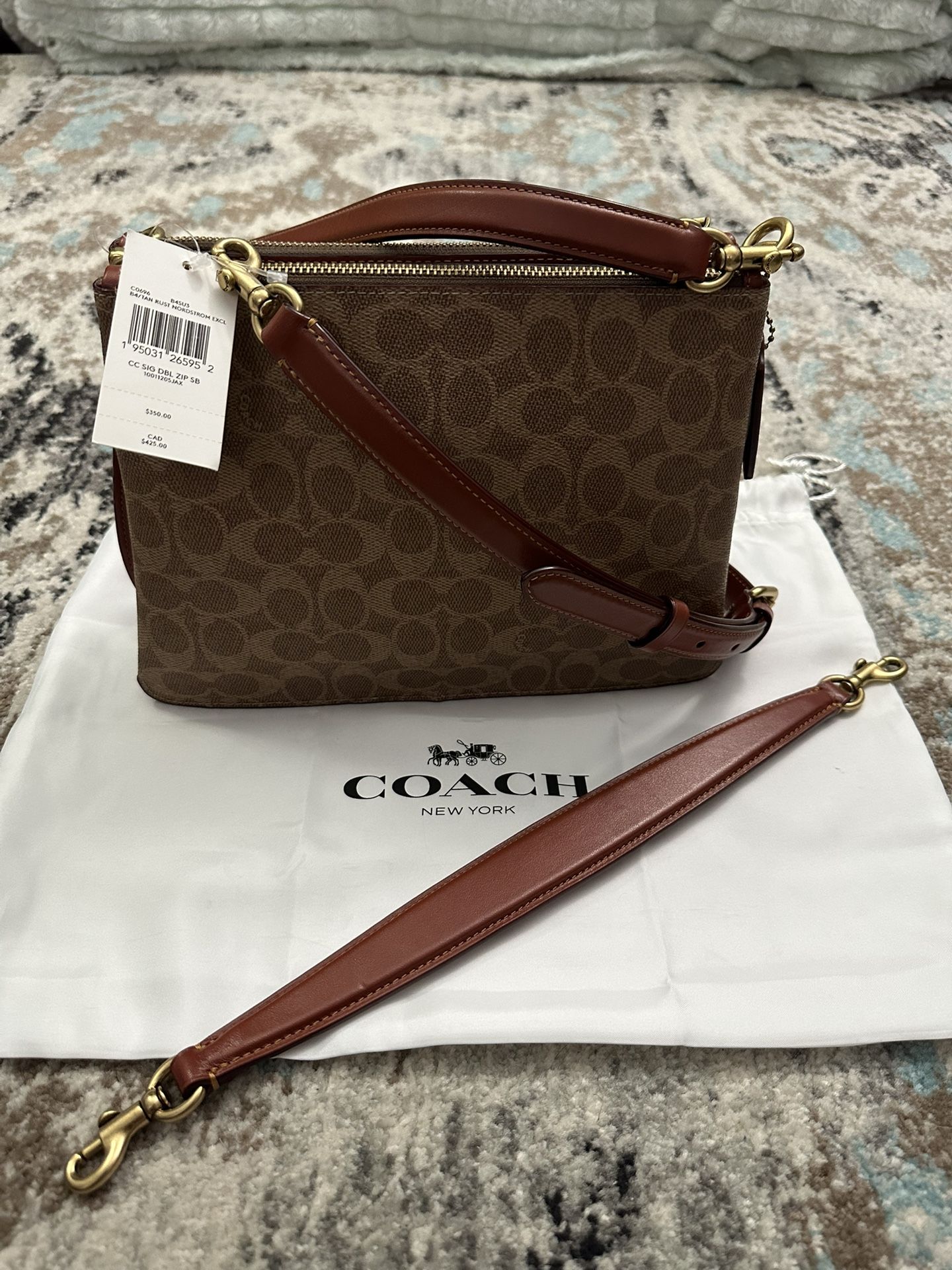 Coach Double Zip Shoulder Bag