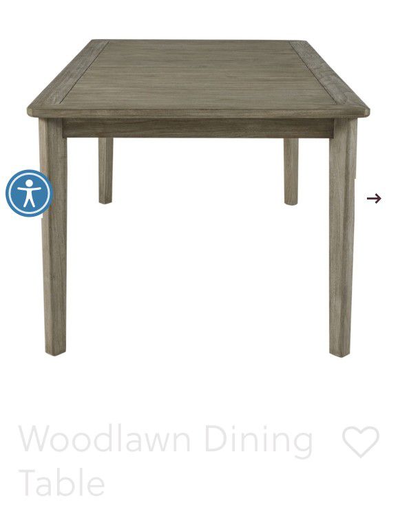 Wooden Table No Chairs 