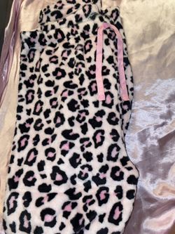 Fleece Pink Cheetah Print Pjs 