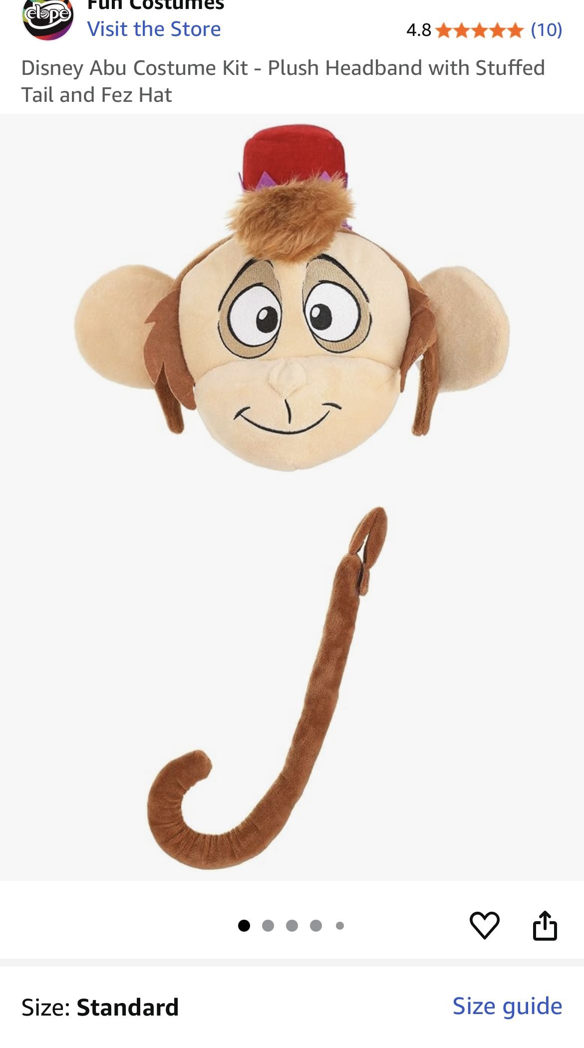 Disney Abu Costume