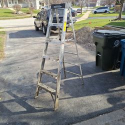 Werner 6ft Aluminum Ladder Used