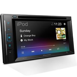 Pioneer AVH-241EX Double-Din CD/DVD Receiver, with Amazon Alexa via The Pioneer Vozsis App, Bluetooth and Backup Camera Compatibility, 6.2” Resistive 