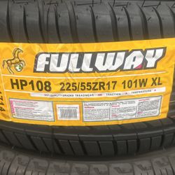 225/55/17 Mounted And Balanced . All Sizes Available// TEXT ME YOUR SIZE FOR A QUOTE. Hablo Espanol 