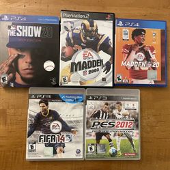 PS2 PS3 PS4 Video Games Sports