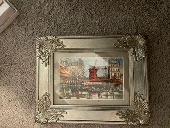 Framed Paris Moulin Rouge Print