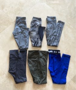 Lot of 6 Women's Athletic Leggings